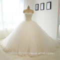 Elegant Alibaba White Sweetheart Ball Gown Heavy Beaded Lace wedding Dresses Bridal Gown vestidos de novia 2016 LWB02